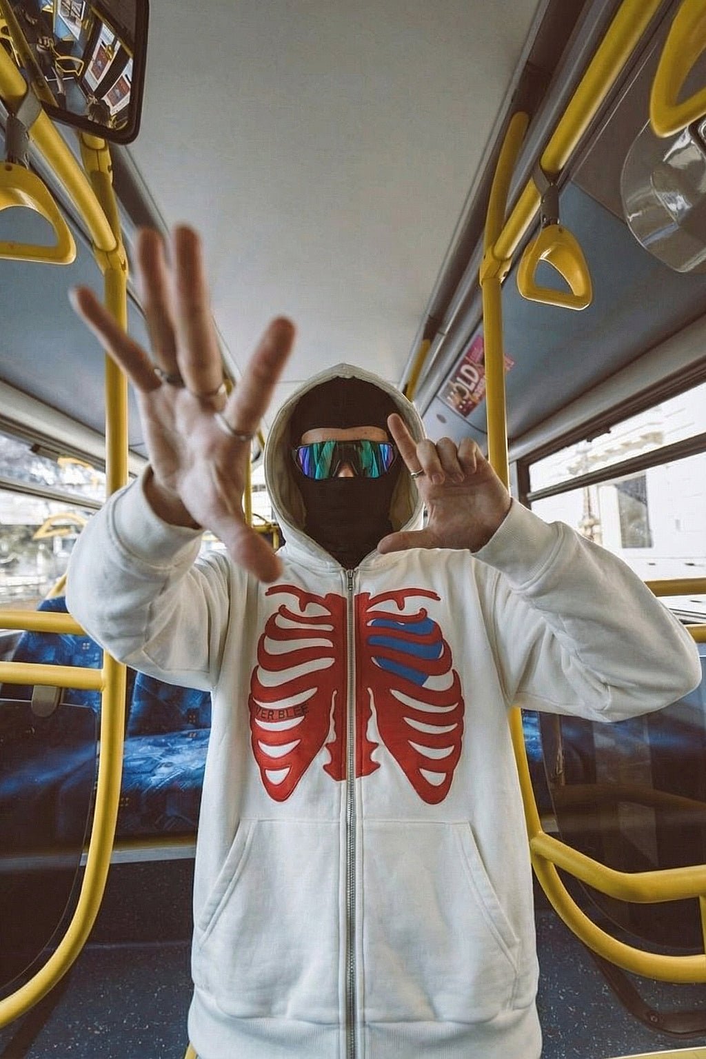 Heart skeleton jacket