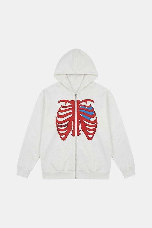 Heart skeleton jacket
